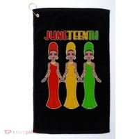 Juneteen African American Black Women Golf Towel thumb 0