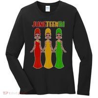 Juneteen African American Black Women Women's Long Sleeve Shirt thumb 0
