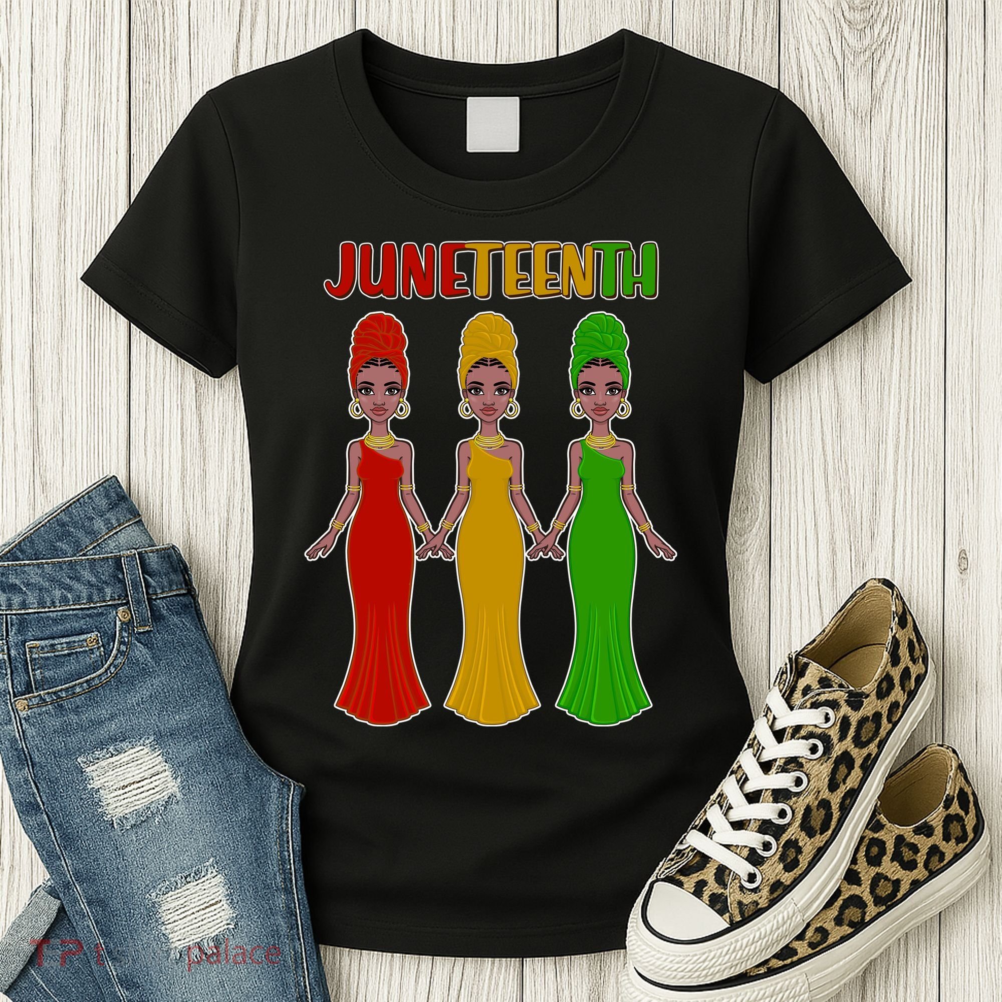 Juneteen African American Black Women Women's T-Shirt