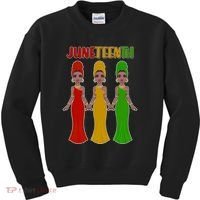 Juneteen African American Black Women Kids Sweatshirt thumb 0