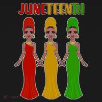 Juneteen African American Black Women Kids Long Sleeve Shirt thumb 2