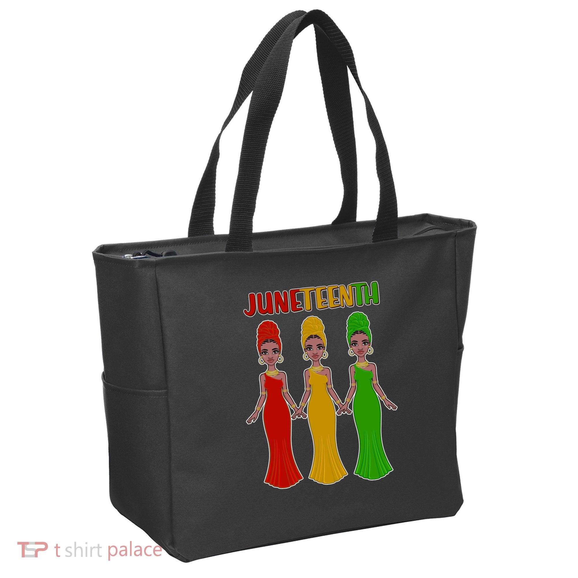 Juneteen African American Black Women Tote Bag