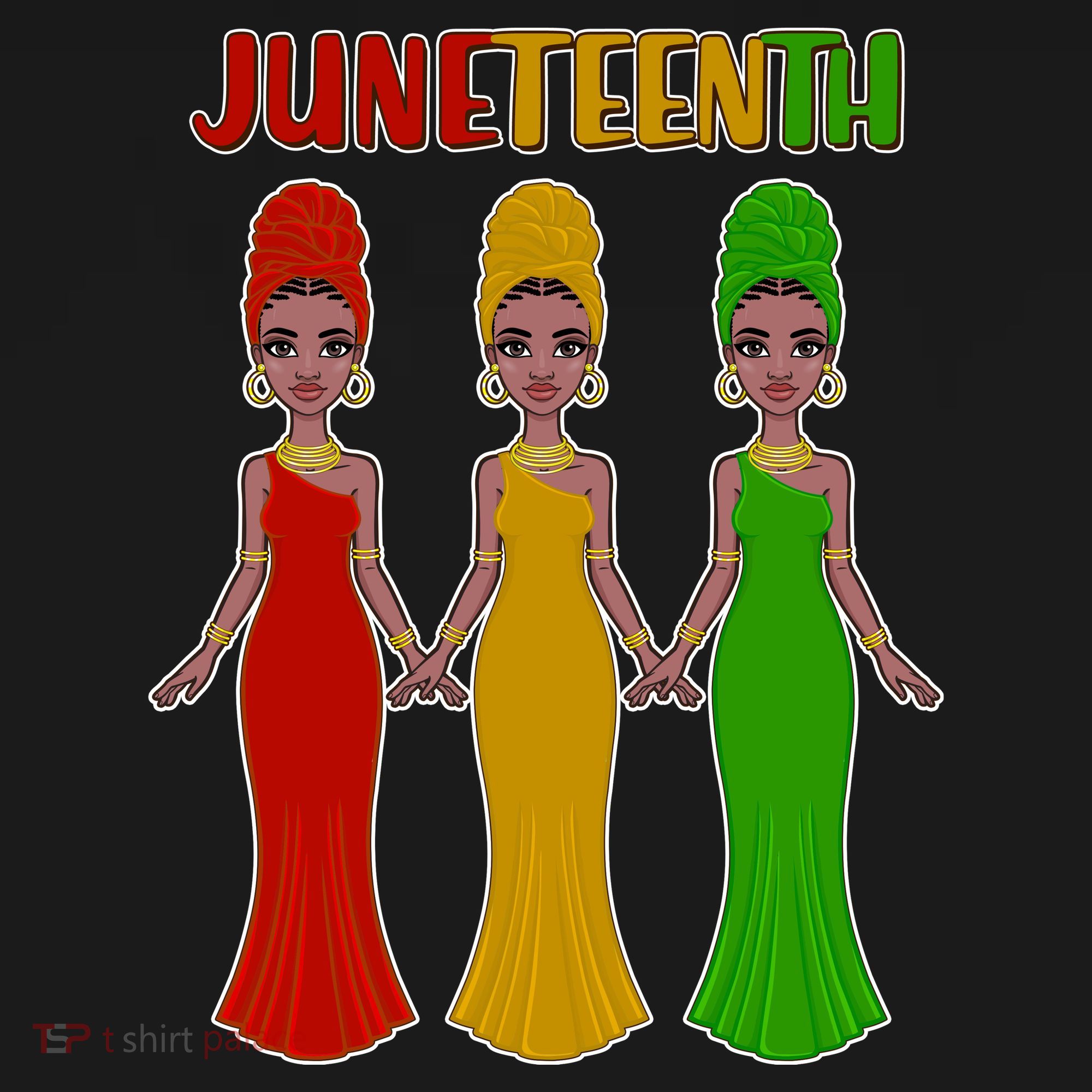 Juneteen African American Black Women Tote Bag