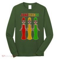 Juneteen African American Black Women Long Sleeve Shirt thumb 0
