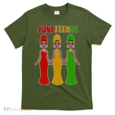 Juneteen African American Black Women T-Shirt