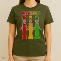 Juneteen African American Black Women T-Shirt thumb 4