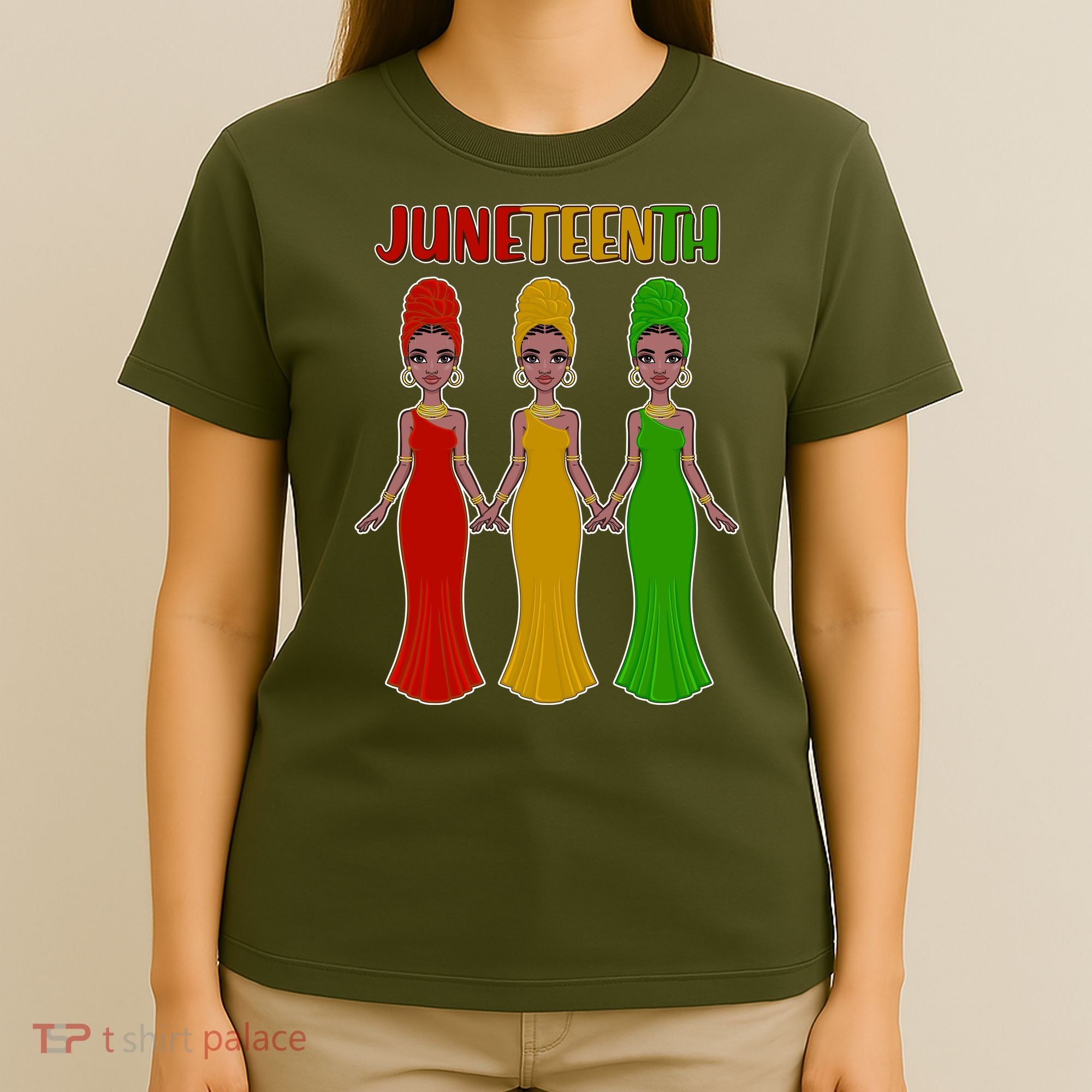 Juneteen African American Black Women T-Shirt