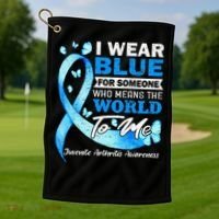Juvenile Arthritis Awareness Golf Towel thumb 1