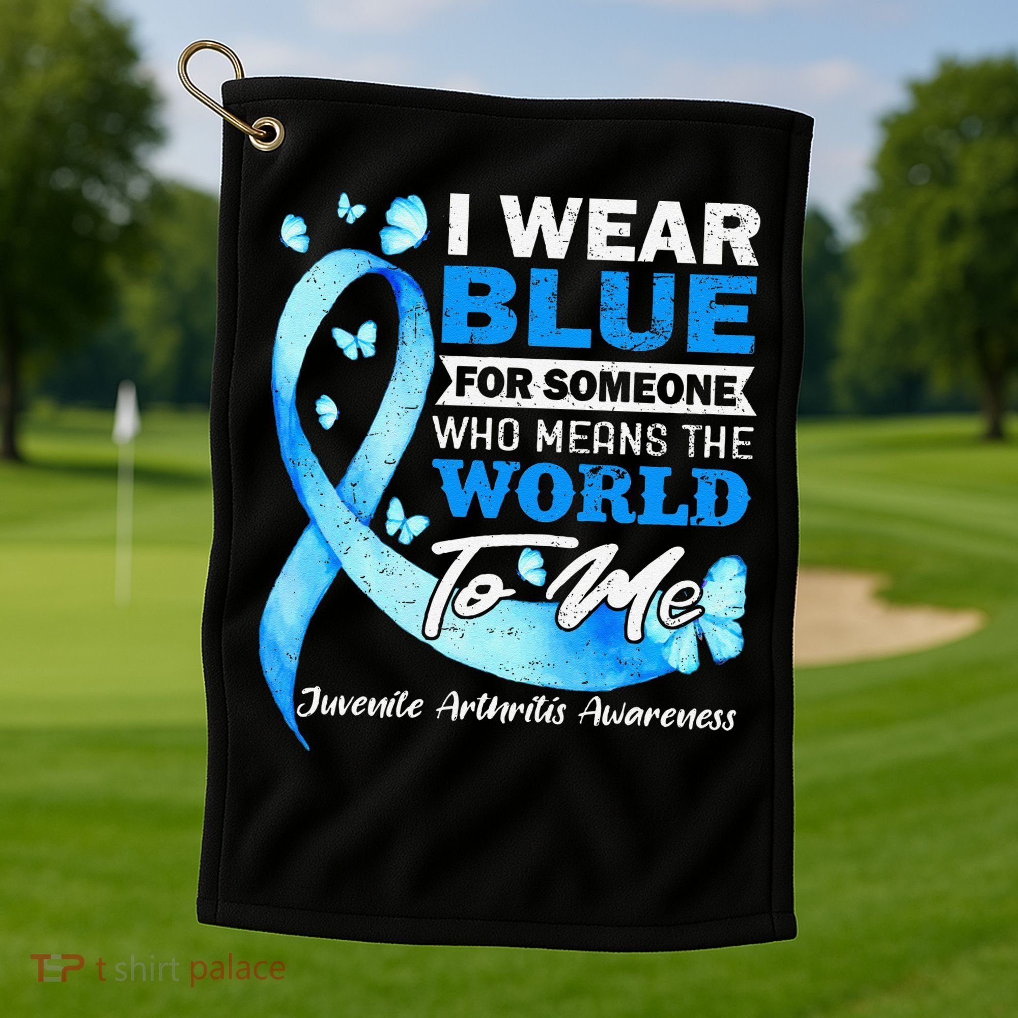 Juvenile Arthritis Awareness Golf Towel