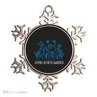 Juvenile Arthritis Awareness Family Support Matching Gift Ornament thumb 0