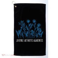 Juvenile Arthritis Awareness Family Support Matching Gift Golf Towel thumb 0