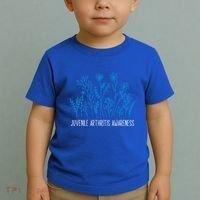 Juvenile Arthritis Awareness Family Support Matching Gift Toddler T-Shirt thumb 2