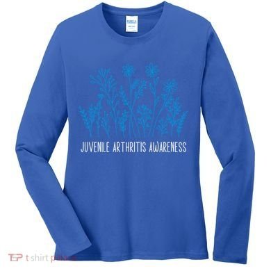 Juvenile Arthritis Awareness Family Support Matching Gift Women's Long Sleeve Shirt