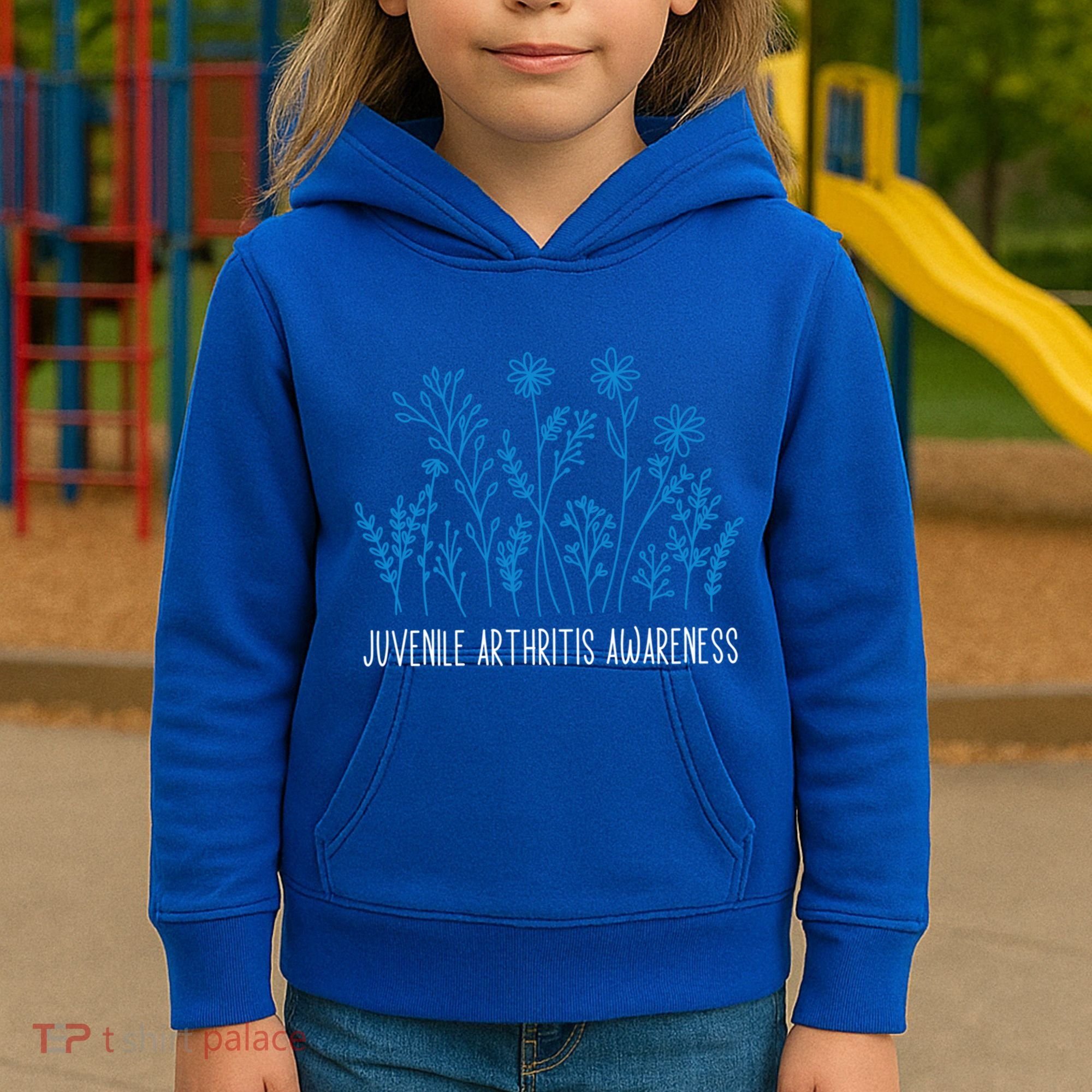 Juvenile Arthritis Awareness Family Support Matching Gift Kids Hoodie