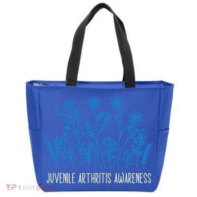 Juvenile Arthritis Awareness Family Support Matching Gift Tote Bag