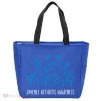 Juvenile Arthritis Awareness Family Support Matching Gift Tote Bag thumb 0