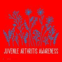 Juvenile Arthritis Awareness Family Support Matching Gift Santa Hat thumb 1