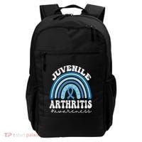Juvenile Arthritis Awareness Month Blue Rainbow Ribbon Gift Backpack thumb 0