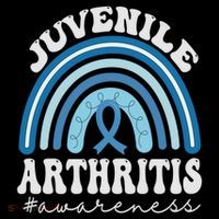 Juvenile Arthritis Awareness Month Blue Rainbow Ribbon Gift Coffee Mug thumb 5