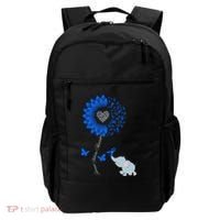 Juvenile Arthritis Awareness Sunflower Elephant Butterfly Gift Backpack thumb 0
