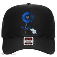 Juvenile Arthritis Awareness Sunflower Elephant Butterfly Gift Hat thumb 0