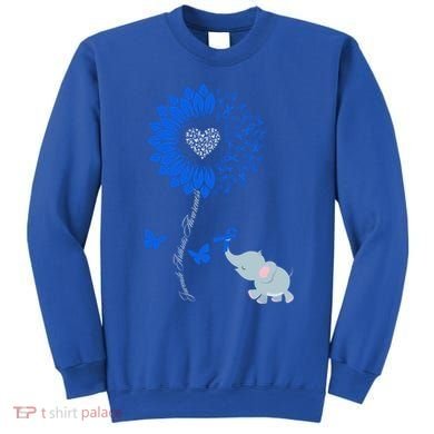 Juvenile Arthritis Awareness Sunflower Elephant Butterfly Gift Sweatshirt