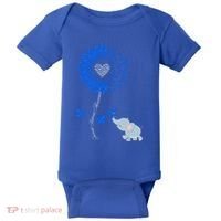 Juvenile Arthritis Awareness Sunflower Elephant Butterfly Gift Baby Bodysuit thumb 0