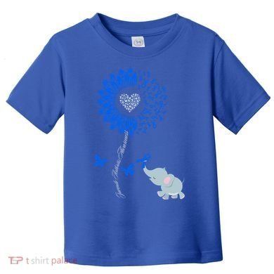 Juvenile Arthritis Awareness Sunflower Elephant Butterfly Gift Toddler T-Shirt