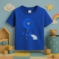 Juvenile Arthritis Awareness Sunflower Elephant Butterfly Gift Toddler T-Shirt thumb 3
