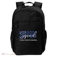 Juvenile Arthritis Awareness Support Squad Blue Ribbon Meaningful Gift Backpack thumb 0