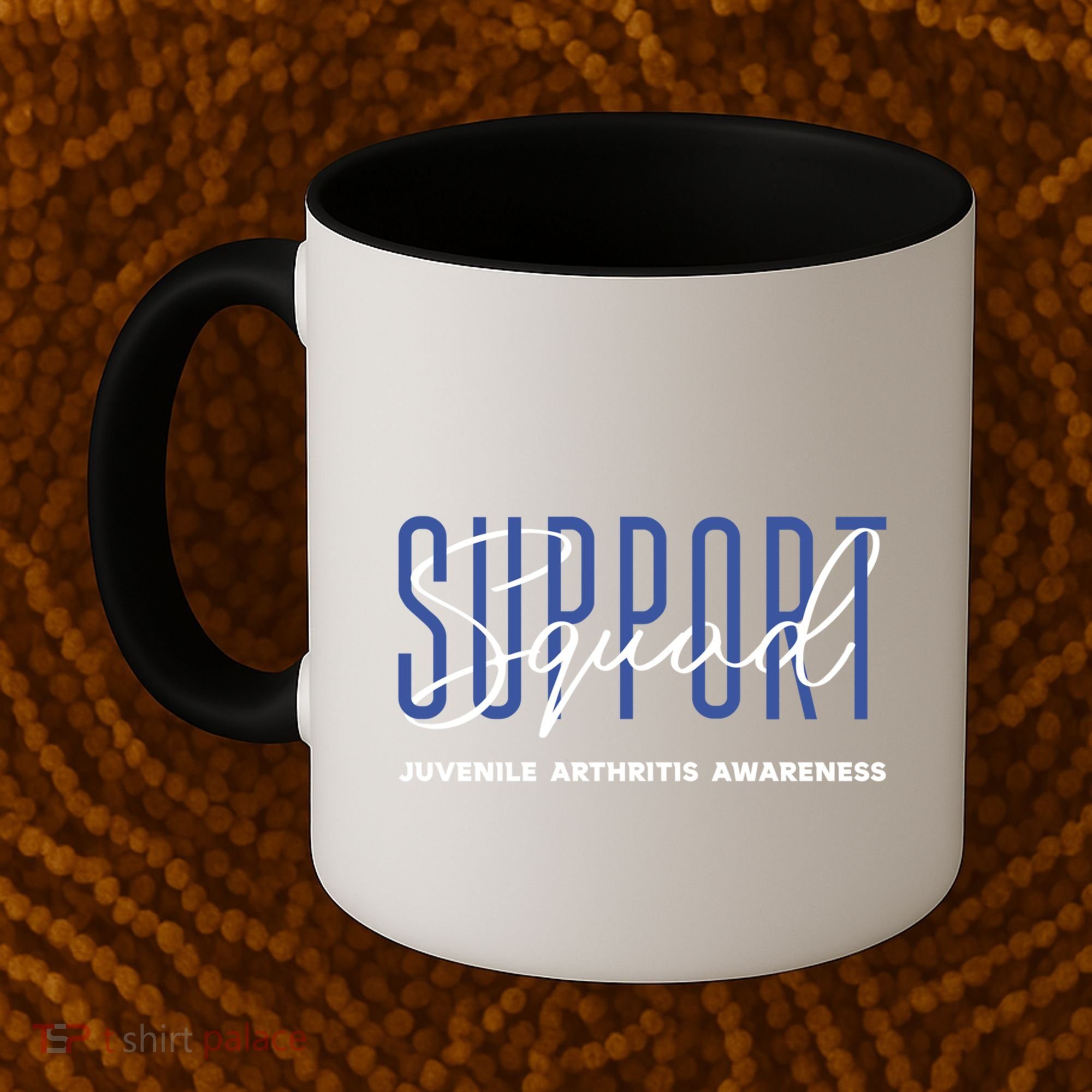 Juvenile Arthritis Awareness Support Squad Blue Ribbon Meaningful Gift Coffee Mug