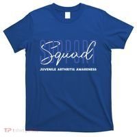 Juvenile Arthritis Awareness Support Squad Blue Ribbon Meaningful Gift T-Shirt thumb 0