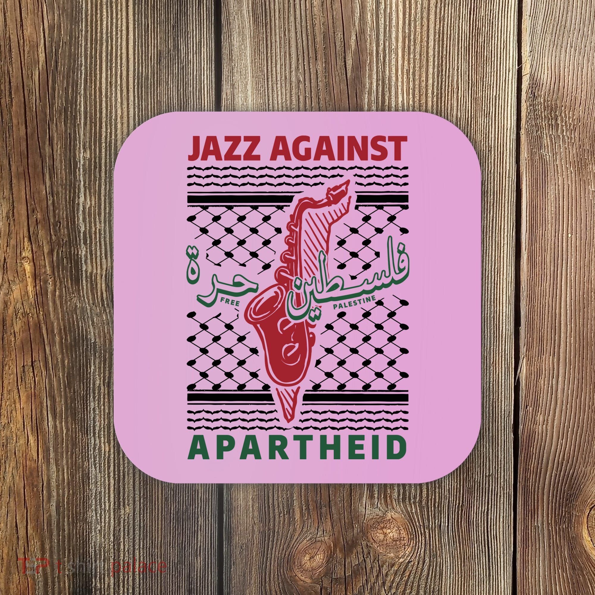 Jazz Against Apartheid Coaster