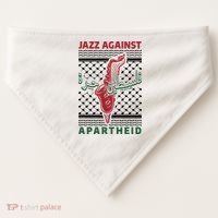 Jazz Against Apartheid USA-Made Doggie Bandana thumb 0