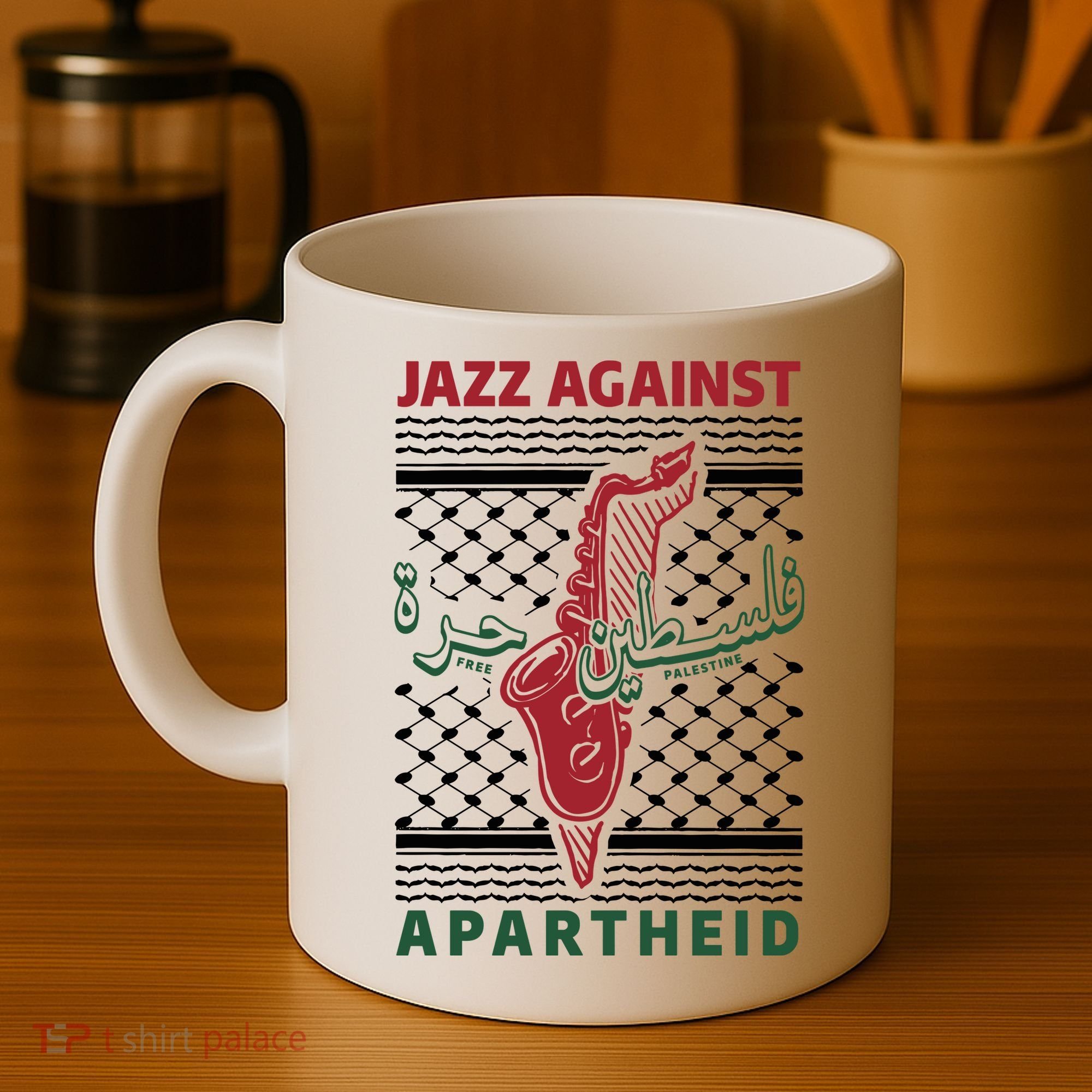 Jazz Against Apartheid Coffee Mug