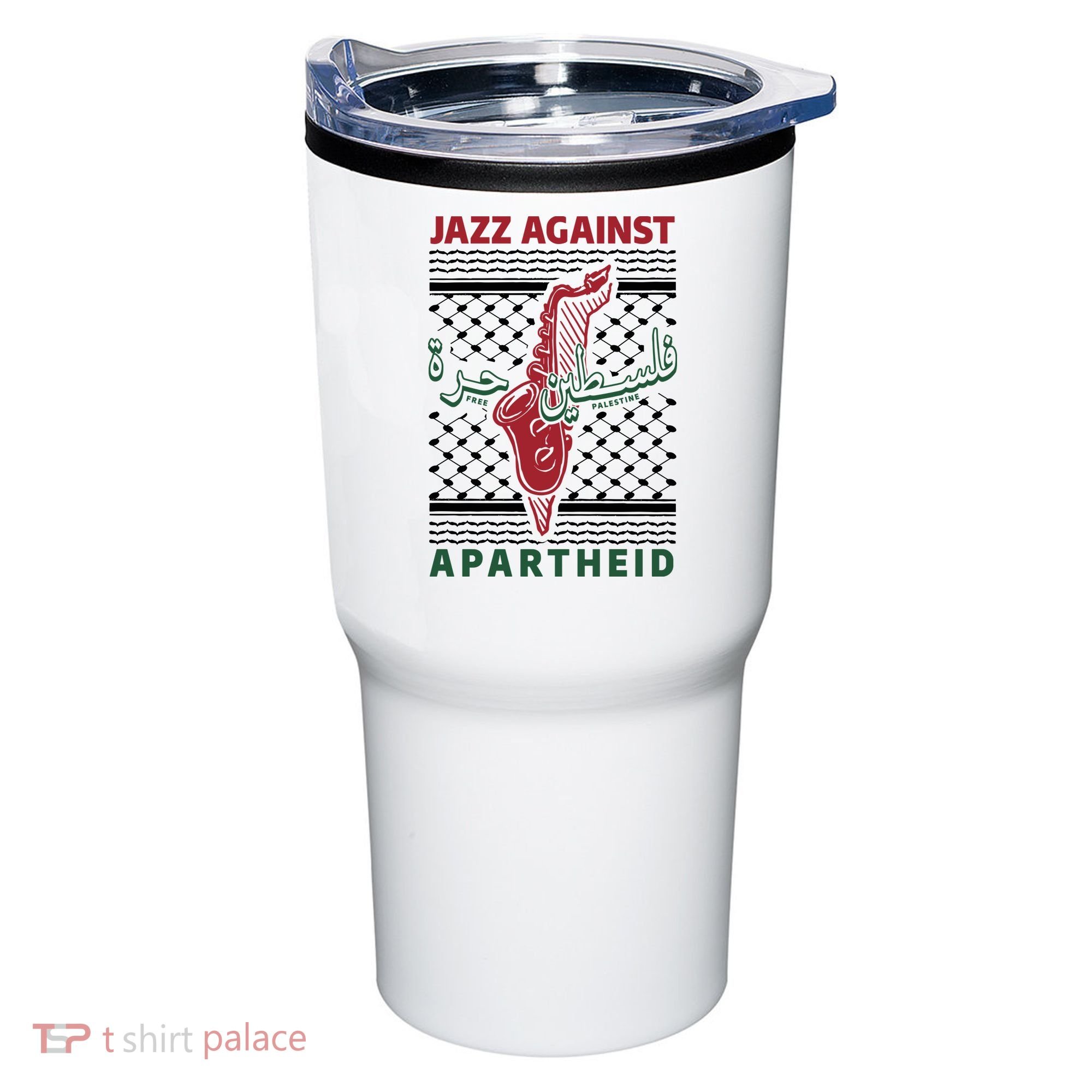 Jazz Against Apartheid Tumbler