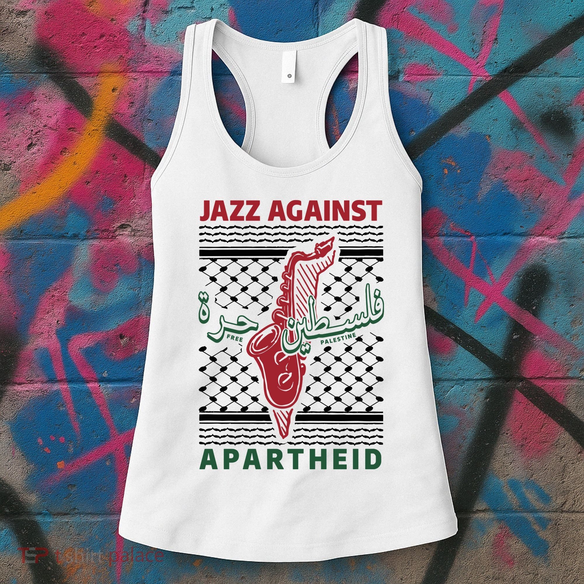Jazz Against Apartheid Women's Tank Top