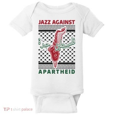 Jazz Against Apartheid Baby Bodysuit