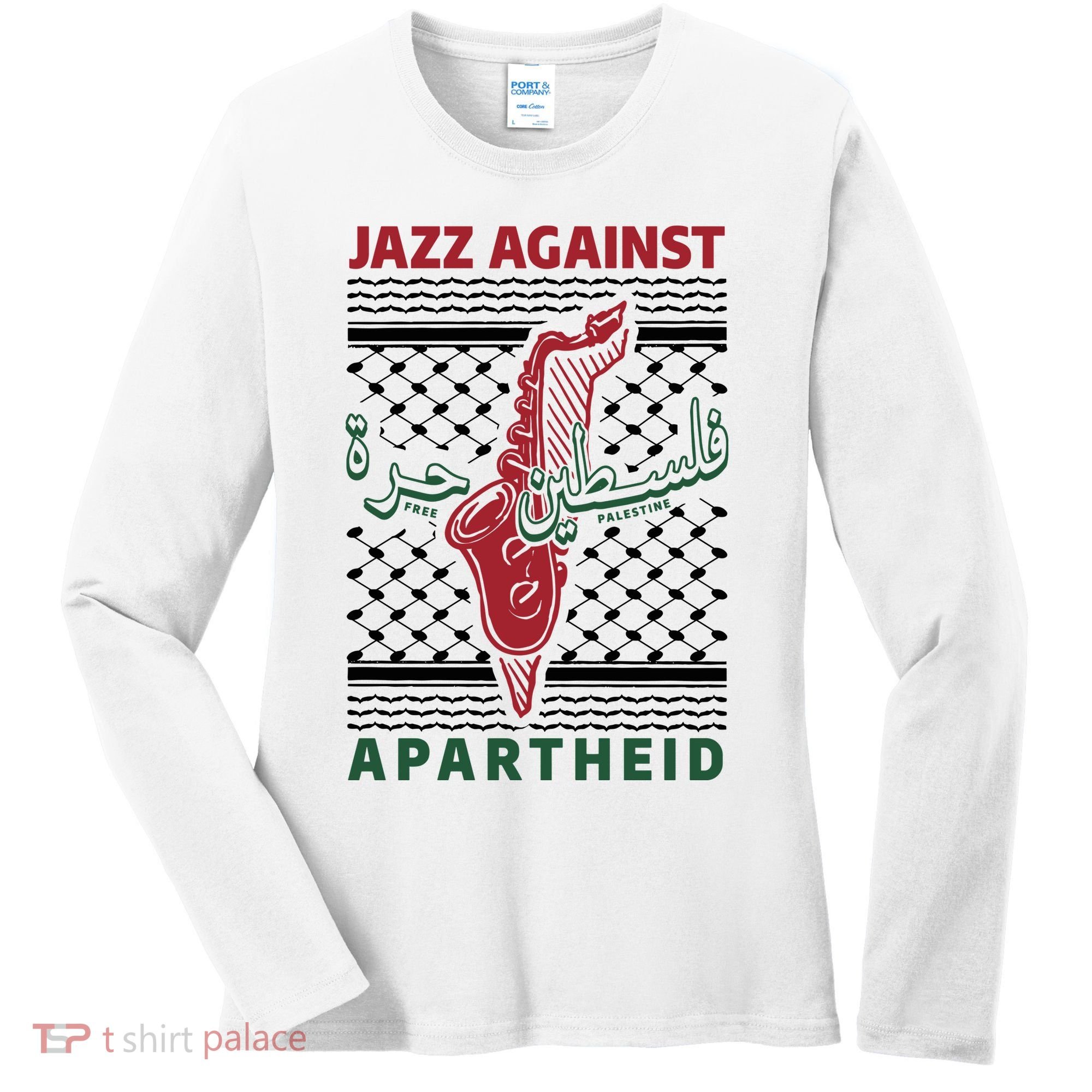 Jazz Against Apartheid Women's Long Sleeve Shirt