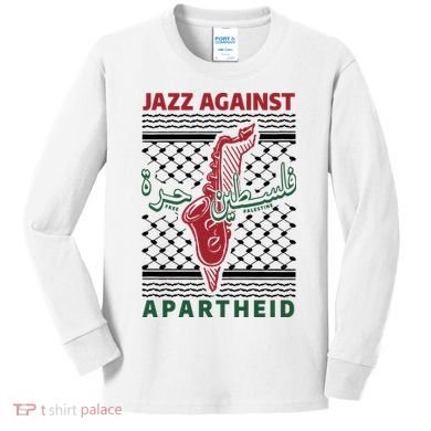 Jazz Against Apartheid Kids Long Sleeve Shirt