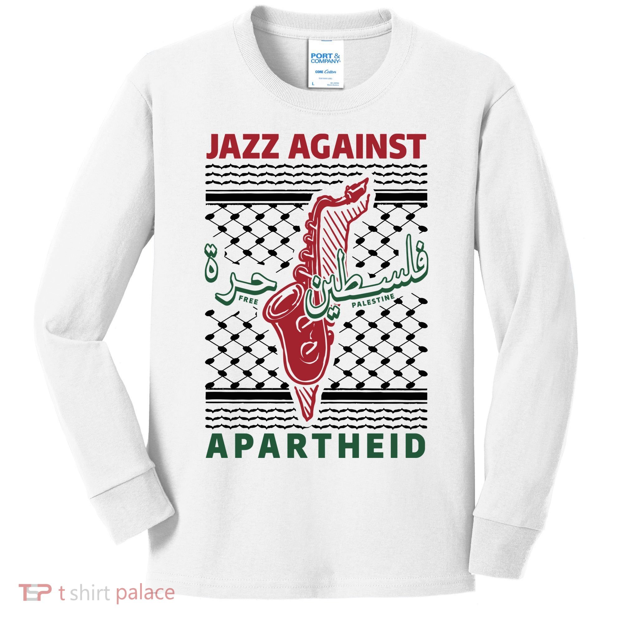 Jazz Against Apartheid Kids Long Sleeve Shirt