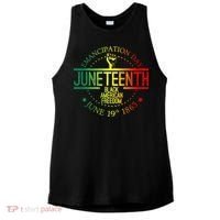 Juneteenth African American Freedom Black History June 19 Ladies PosiCharge Tri-Blend Wicking Tank thumb 0
