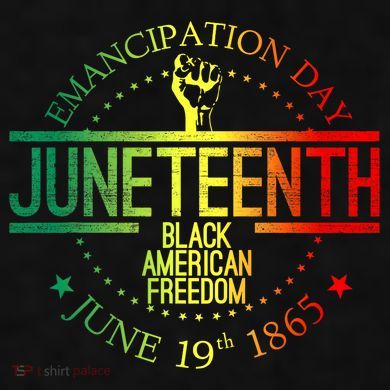 Juneteenth African American Freedom Black History June 19 Ladies PosiCharge Tri-Blend Wicking Tank