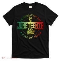 Juneteenth African American Freedom Black History June 19 T-Shirt thumb 0