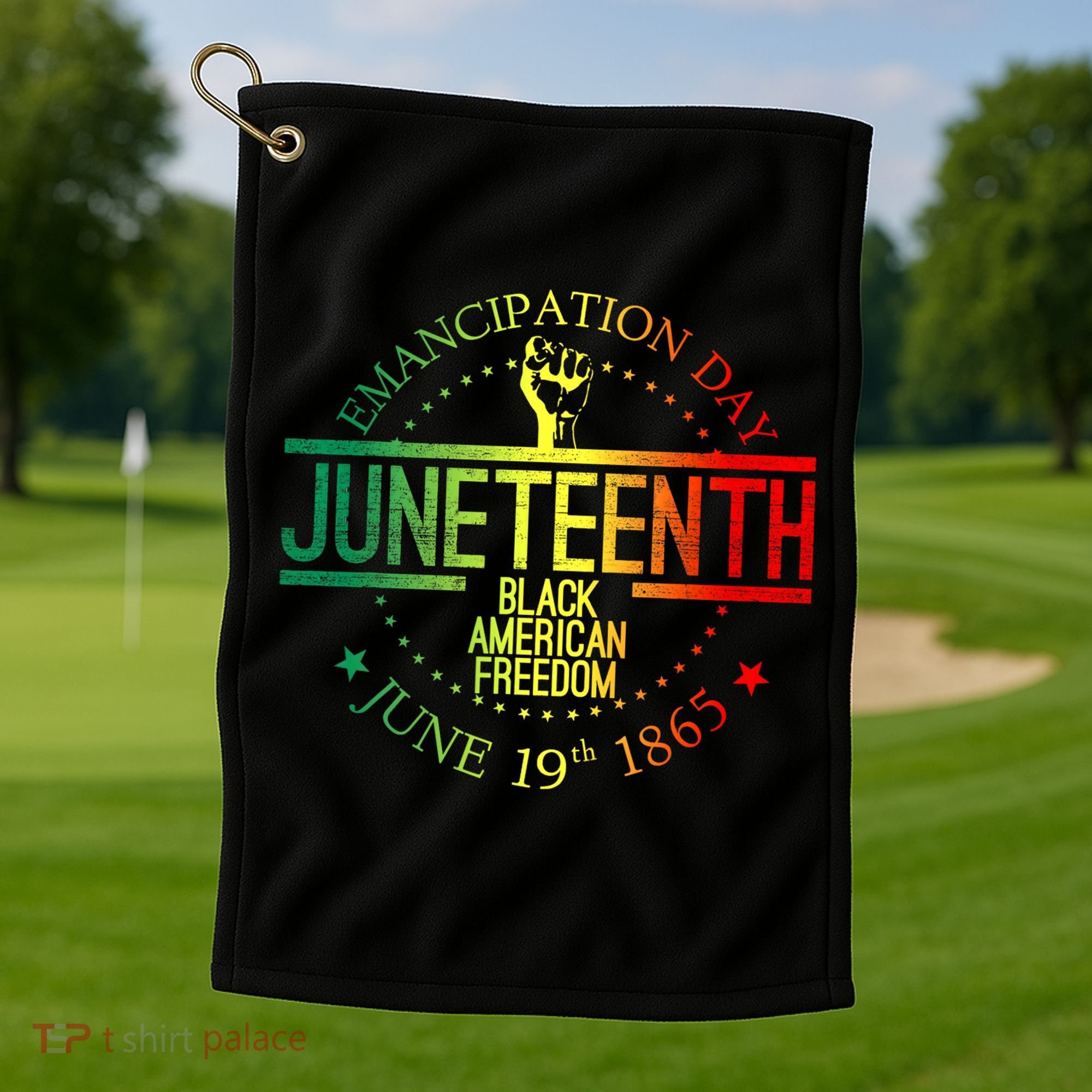 Juneteenth African American Freedom Black History June 19 Golf Towel