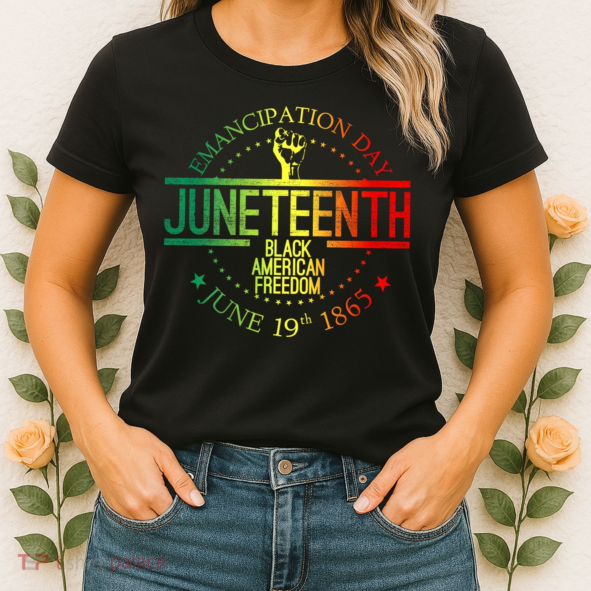 Juneteenth African American Freedom Black History June 19 Women's T-Shirt