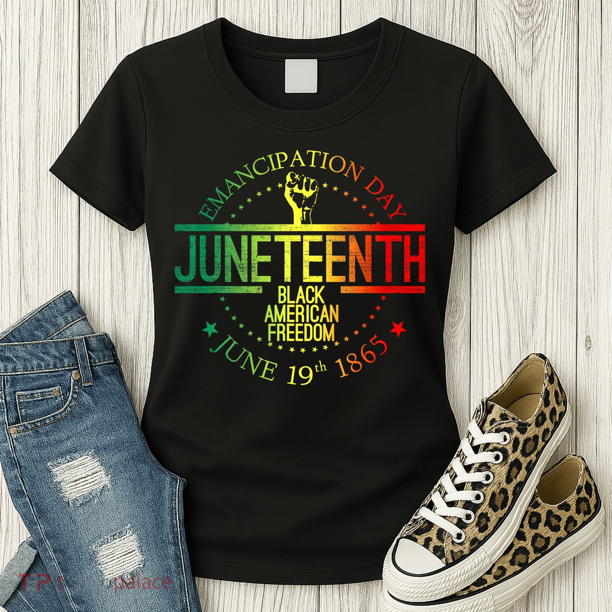 Juneteenth African American Freedom Black History June 19 Women's T-Shirt