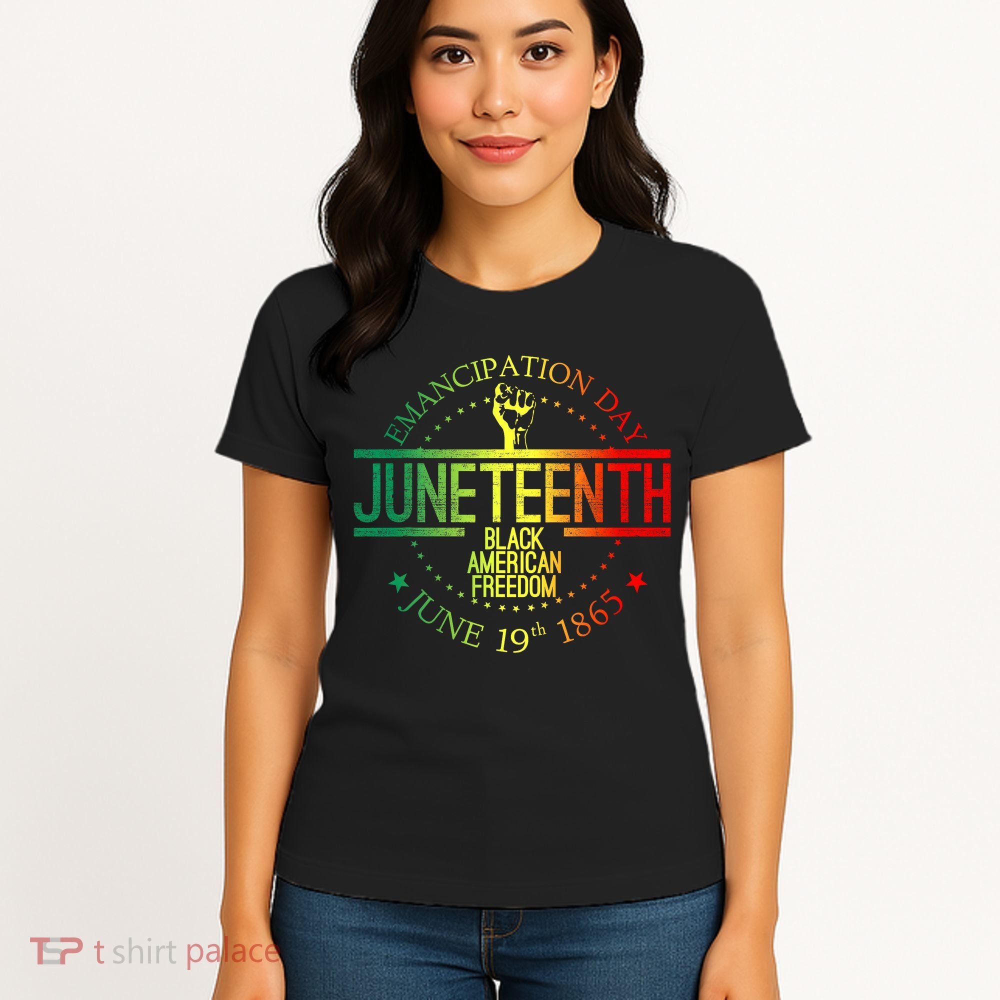 Juneteenth African American Freedom Black History June 19 Women's T-Shirt
