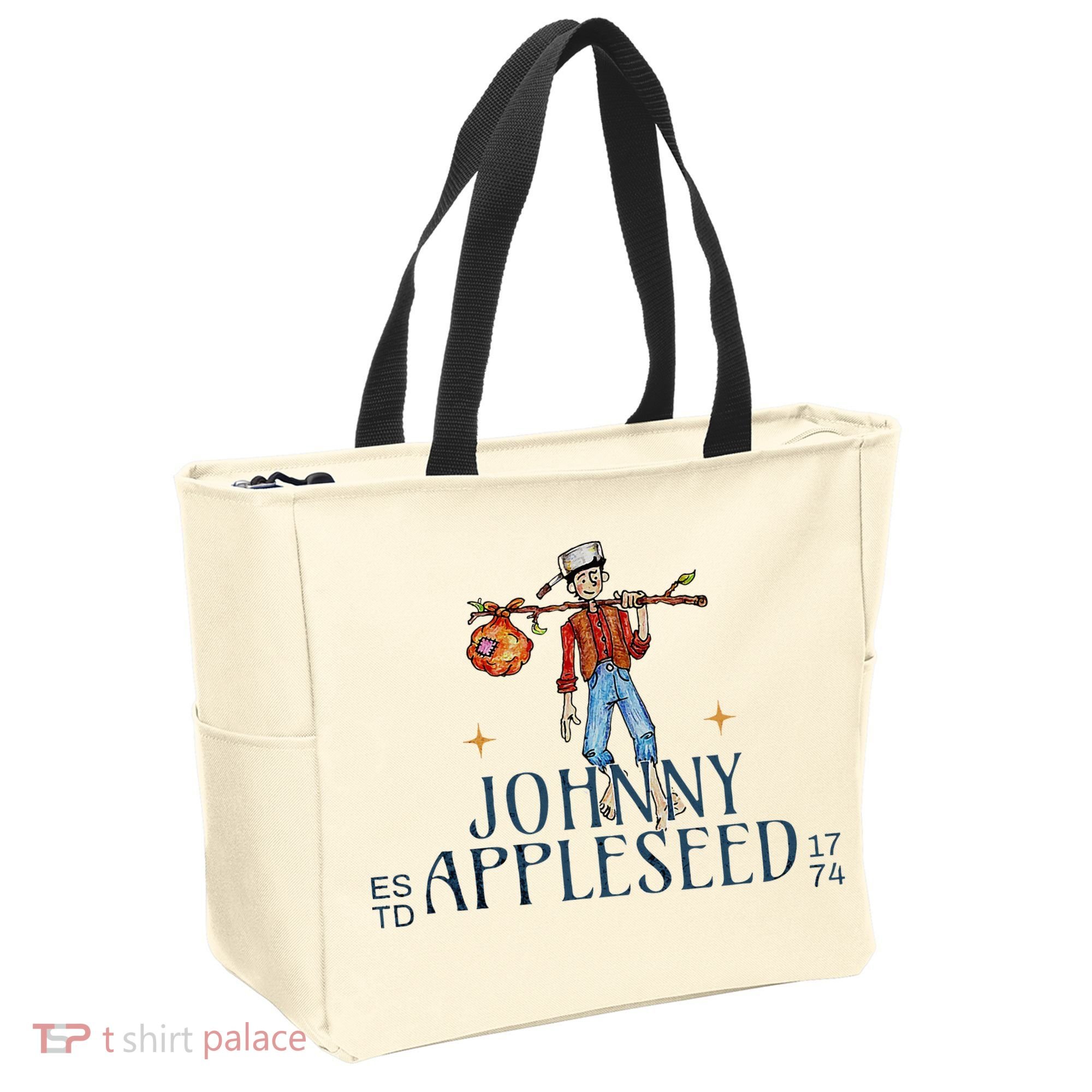 Johnny Appleseed Apple Day Sept 26 Orchard Nursery Tote Bag
