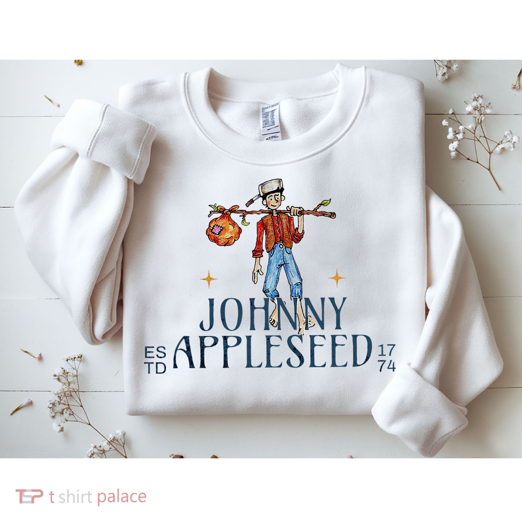 Johnny Appleseed Apple Day Sept 26 Orchard Nursery Sweatshirt